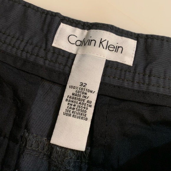 Men’s Black Stripes Calvin Klein Cotton Shorts - Picture 4 of 8